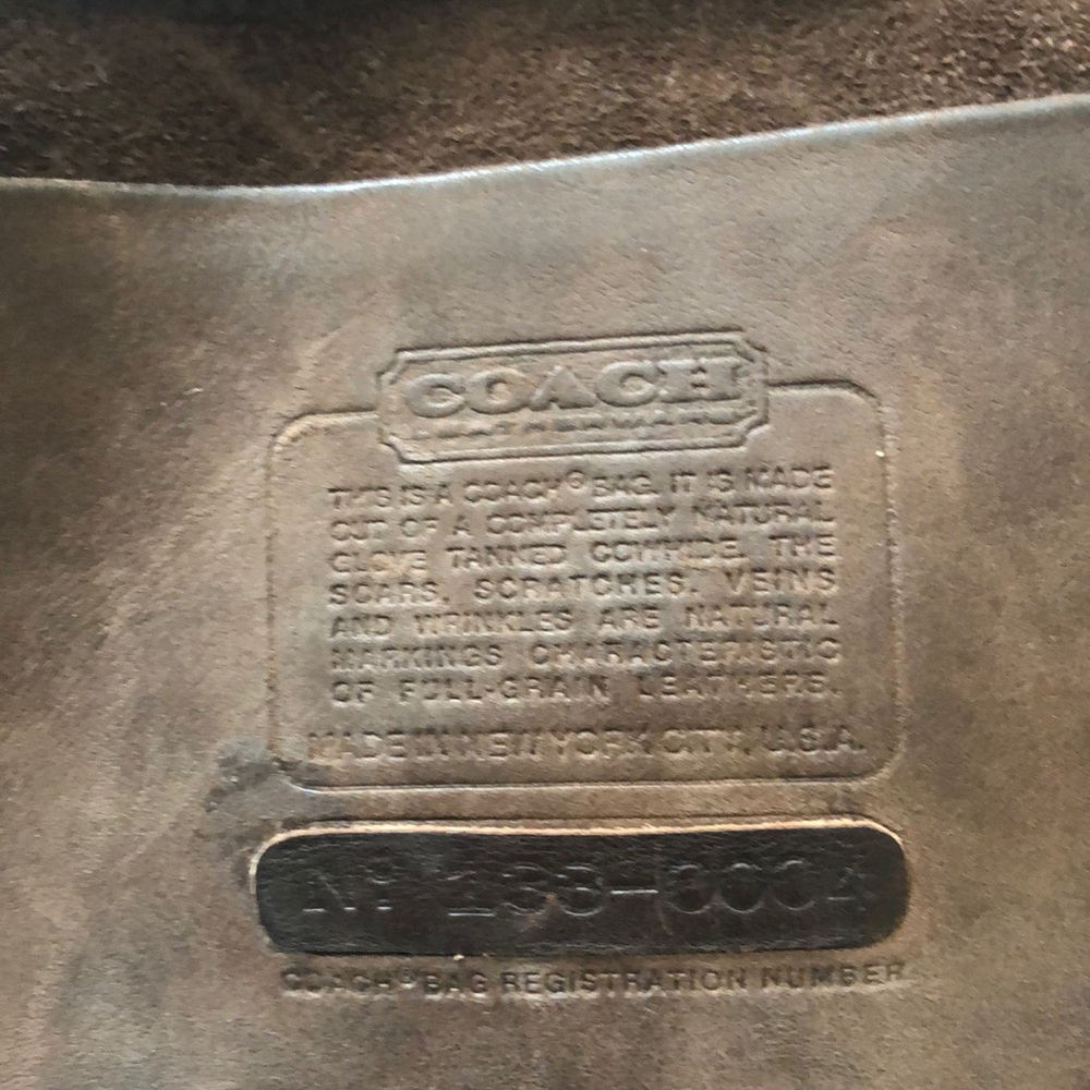 Coach briefcase satchel laptop bag ( vintage ) - Picture 7 of 7